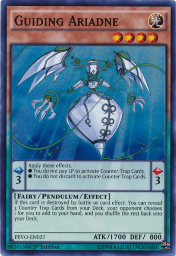 Guiding Ariadne - PEVO-EN027 Super Rare 1st Edition