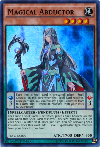 Magical Abductor - PEVO-EN029 Super Rare 1st Edition