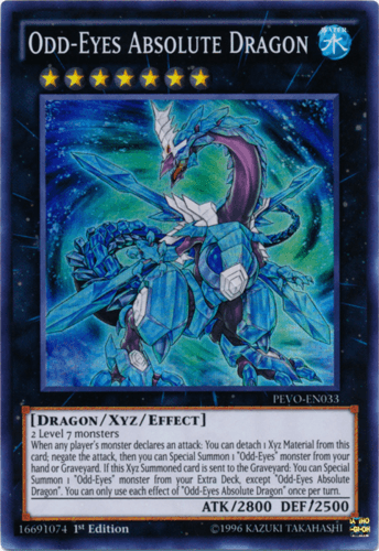 Odd-Eyes Absolute Dragon - PEVO-EN033 Super Rare 1st Edition