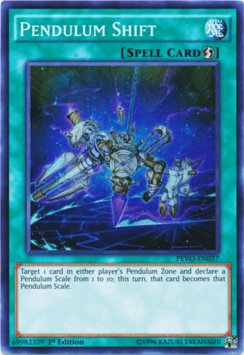 Pendulum Shift - PEVO-EN037 Super Rare 1st Edition