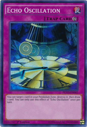 Echo Oscillation - PEVO-EN042 Super Rare 1st Edition