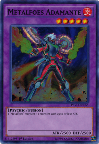 Metalfoes Adamante - PEVO-EN055 Super Rare 1st Edition
