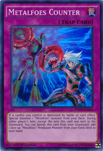 Metalfoes Counter - PEVO-EN056 Super Rare 1st Edition