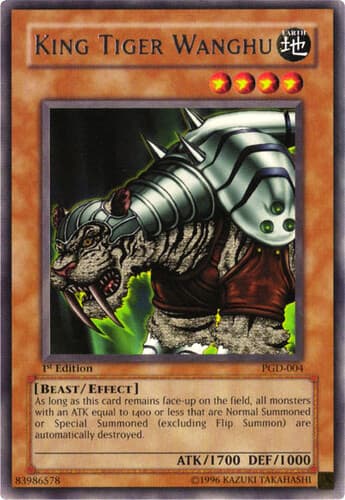 King Tiger Wanghu - PGD-004 Rare 1st Edition