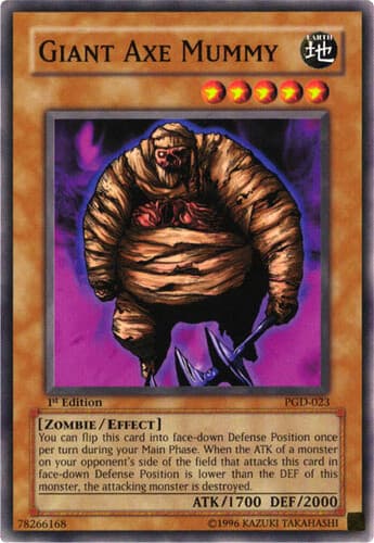 Giant Axe Mummy - PGD-023 Common 1st Edition