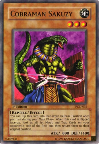Cobraman Sakuzy - PGD-032 Common 1st Edition