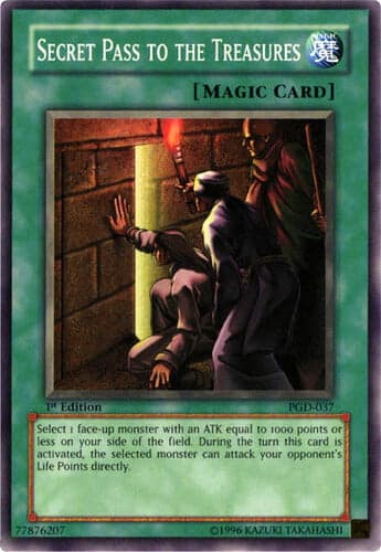 Secret Pass to the Treasures - PGD-037 Common 1st Edition