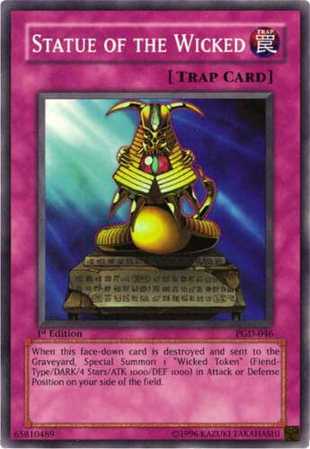 Statue of the Wicked - PGD-046 Super Rare 1st Edition