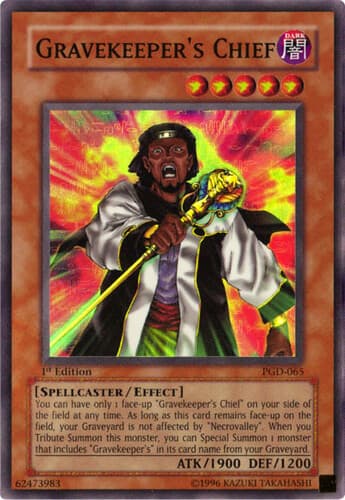Gravekeeper's Chief - PGD-065 Super Rare 1st Edition