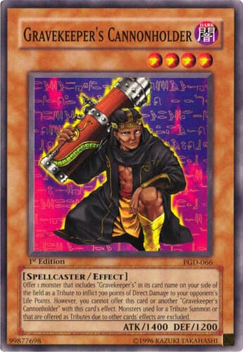 Gravekeeper's Cannonholder - PGD-066 Common 1st Edition