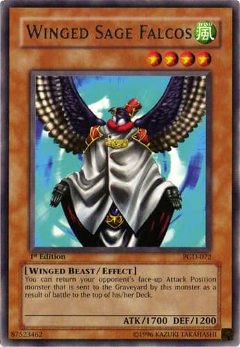 Winged Sage Falcos - PGD-072 Rare 1st Edition