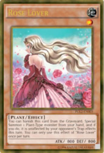 Rose Lover - PGL2-EN003 Gold Secret Rare 1st Edition