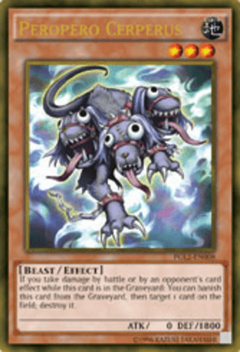 Peropero Cerperus - PGL2-EN008 Gold Secret Rare Unlimited