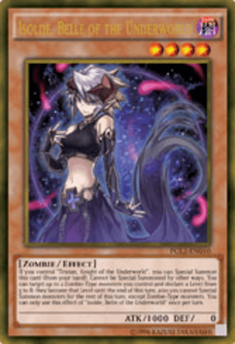 Isolde, Belle of the Underworld - PGL2-EN010 Gold Secret Rare 1st Edition