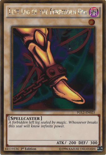 Left Leg of the Forbidden One - PGL2-EN023 Gold Rare Unlimited