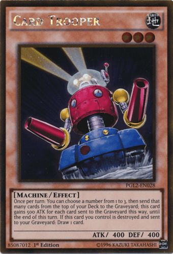 Card Trooper - PGL2-EN028 Gold Rare 1st Edition