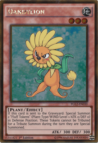 Dandylion - PGL2-EN030 Gold Rare Unlimited