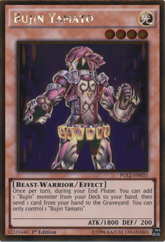 Bujin Yamato - PGL2-EN035 Gold Rare Unlimited