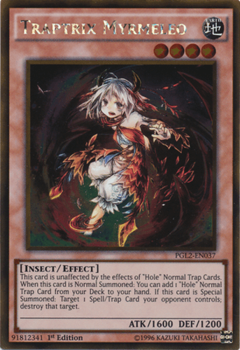 Traptrix Myrmeleo - PGL2-EN037 Gold Rare 1st Edition