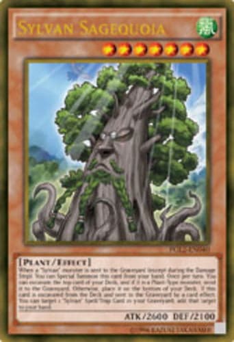 Sylvan Sagequoia - PGL2-EN040 Gold Rare 1st Edition