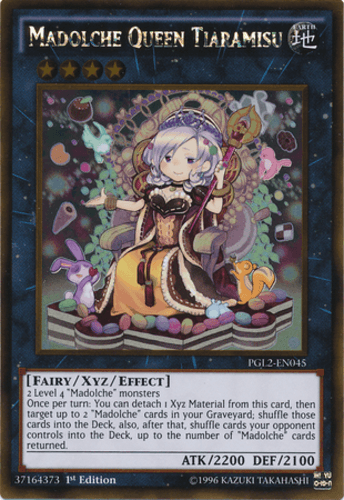 Madolche Queen Tiaramisu - PGL2-EN045 Gold Rare Unlimited