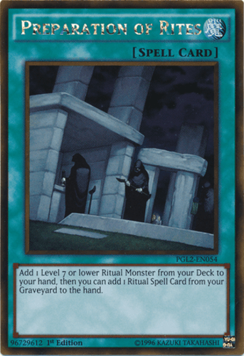 Preparation of Rites - PGL2-EN054 Gold Rare Unlimited