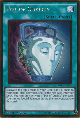 Pot of Duality - PGL2-EN055 Gold Rare 1st Edition