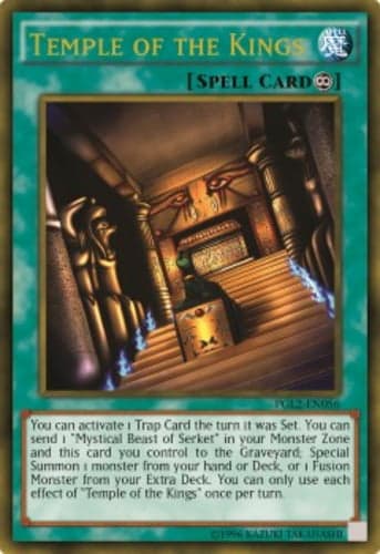 Temple of the Kings - PGL2-EN056 Gold Rare Unlimited