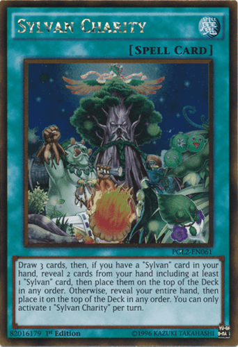 Sylvan Charity - PGL2-EN061 Gold Rare Unlimited