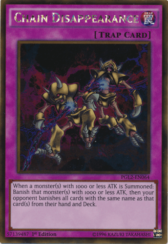 Chain Disappearance - PGL2-EN064 Gold Rare 1st Edition