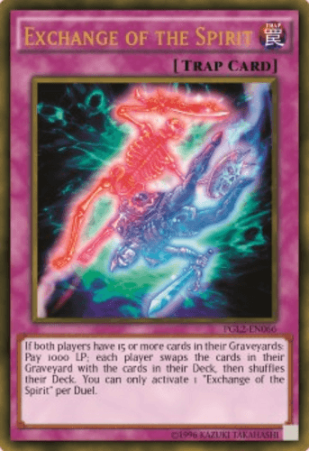 Exchange of the Spirit - PGL2-EN066 Gold Rare 1st Edition