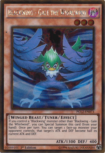 Blackwing - Gale the Whirlwind - PGL2-EN073 Gold Rare Unlimited