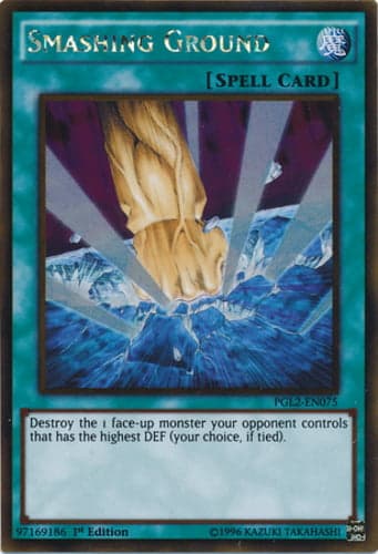 Smashing Ground - PGL2-EN075 Gold Rare Unlimited