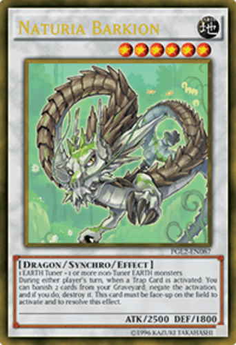 Naturia Barkion - PGL2-EN087 Gold Rare Unlimited