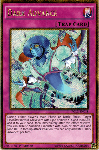 Dark Advance - PGL3-EN018 Gold Secret Rare 1st Edition