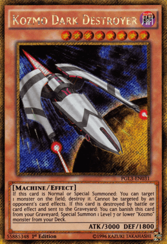 Kozmo Dark Destroyer - PGL3-EN031 Gold Secret Rare 1st Edition