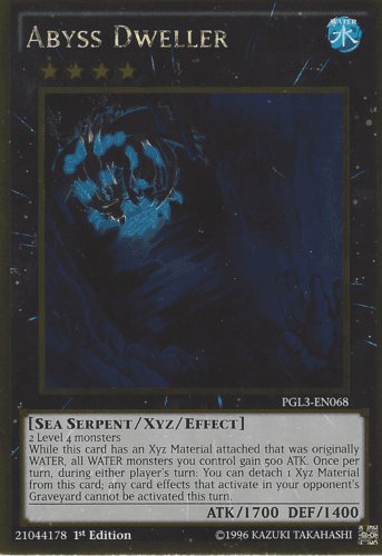 Abyss Dweller - PGL3-EN068 Gold Rare 1st Edition