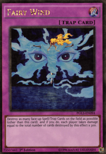 Fairy Wind - PGL3-EN094 Gold Rare 1st Edition
