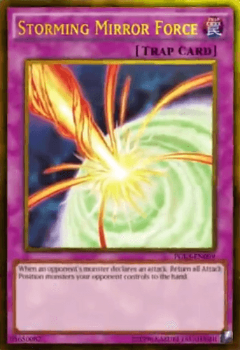Storming Mirror Force - PGL3-EN099 Gold Rare 1st Edition