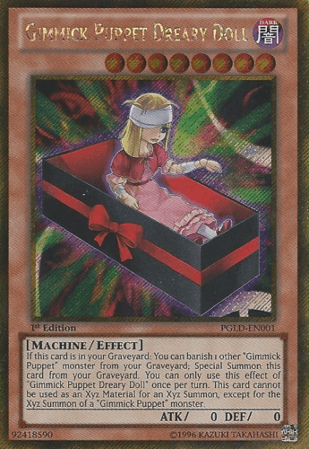 Gimmick Puppet Dreary Doll - PGLD-EN001 Gold Secret Rare Unlimited