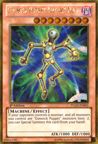 Gimmick Puppet Magnet Doll - PGLD-EN002 Gold Secret Rare Unlimited