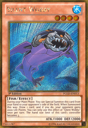 Silent Wobby - PGLD-EN013 Gold Secret Rare 1st Edition