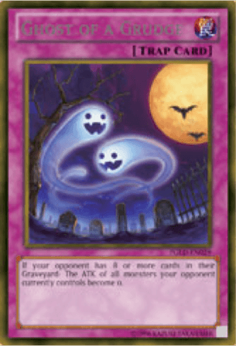Ghost of a Grudge - PGLD-EN029 Gold Secret Rare 1st Edition