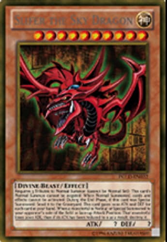 Slifer the Sky Dragon - PGLD-EN032 Gold Secret Rare Unlimited