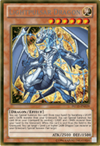Lightpulsar Dragon - PGLD-EN039 Gold Rare 1st Edition