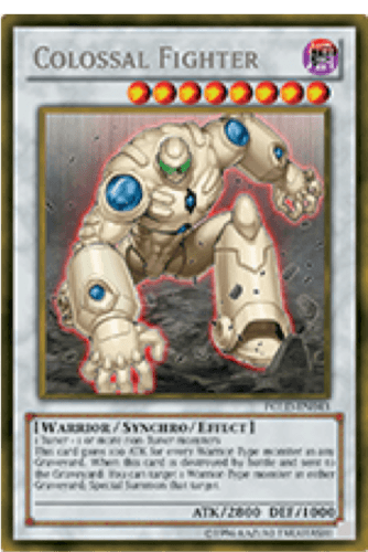 Colossal Fighter - PGLD-EN043 Gold Rare Unlimited