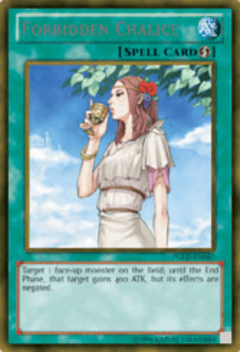 Forbidden Chalice - PGLD-EN047 Gold Rare 1st Edition