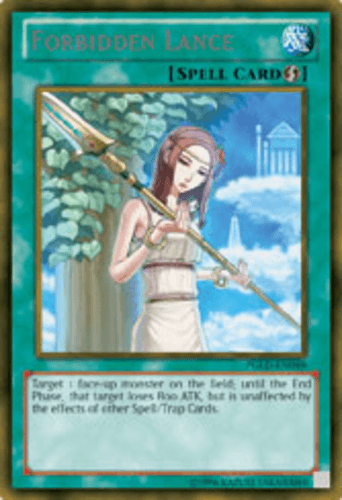 Forbidden Lance - PGLD-EN048 Gold Rare Unlimited