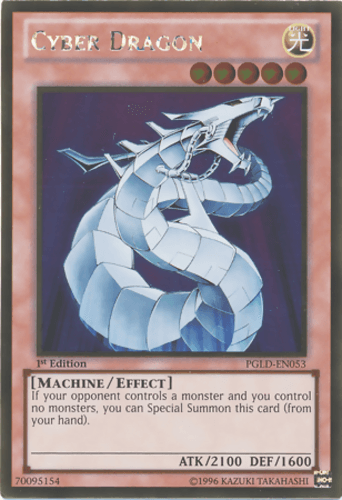 Cyber Dragon - PGLD-EN053 Gold Rare Unlimited
