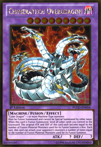 Chimeratech Overdragon - PGLD-EN056 Gold Rare Unlimited